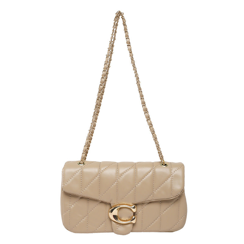 Wholesale Diamond embroidery chain crossbody bag small square bag underarm